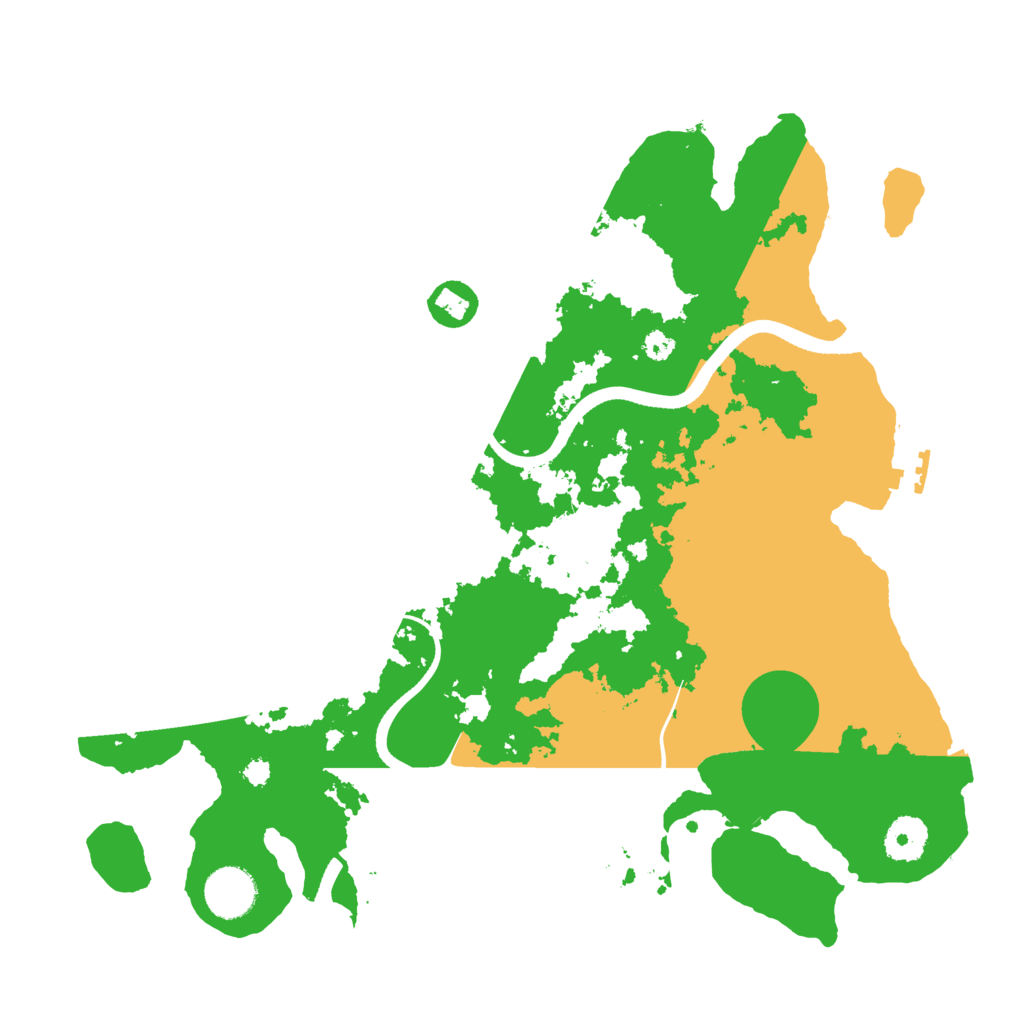Biome Rust Map: Procedural Map, Size: 3500, Seed: 82342