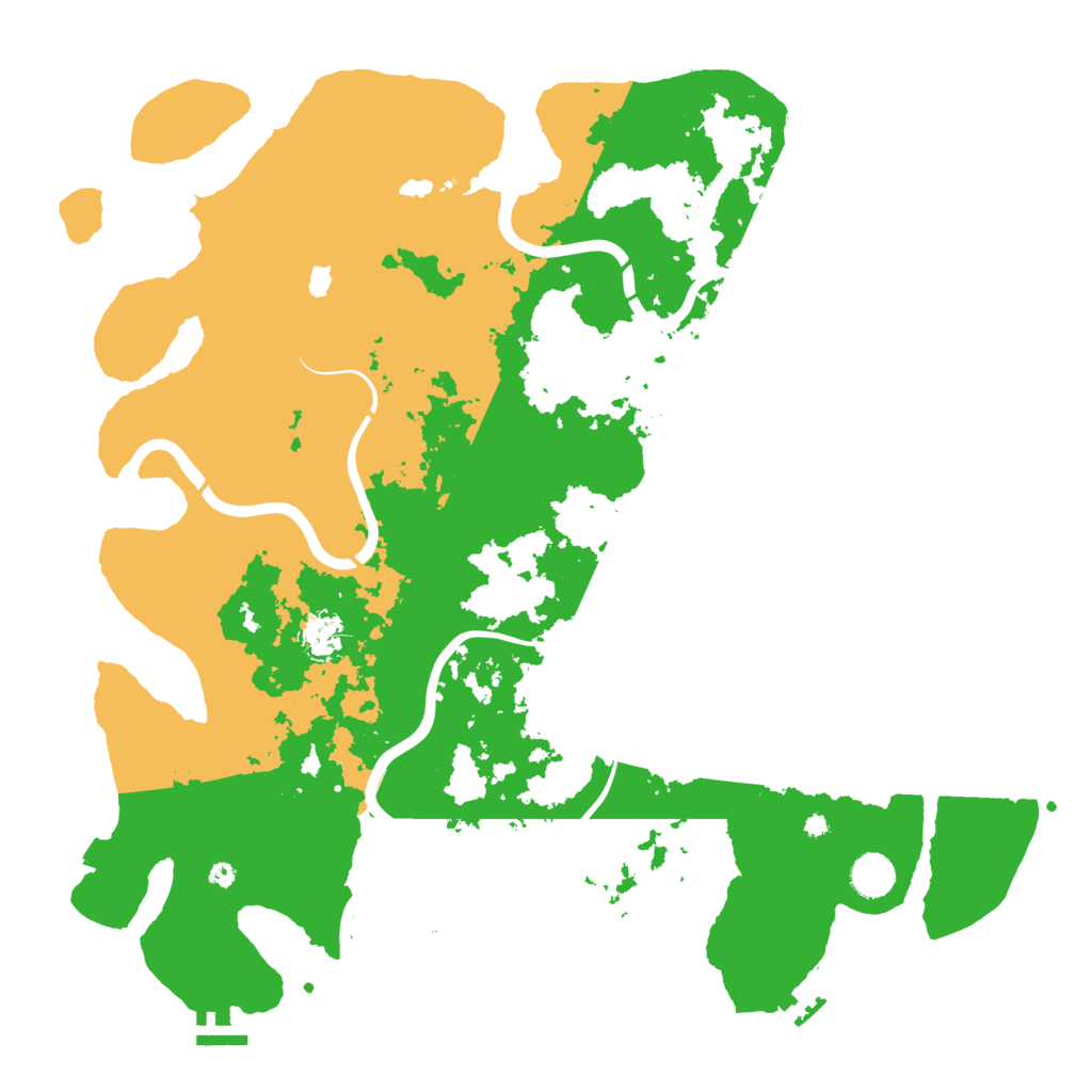 Biome Rust Map: Procedural Map, Size: 4300, Seed: 1645088688