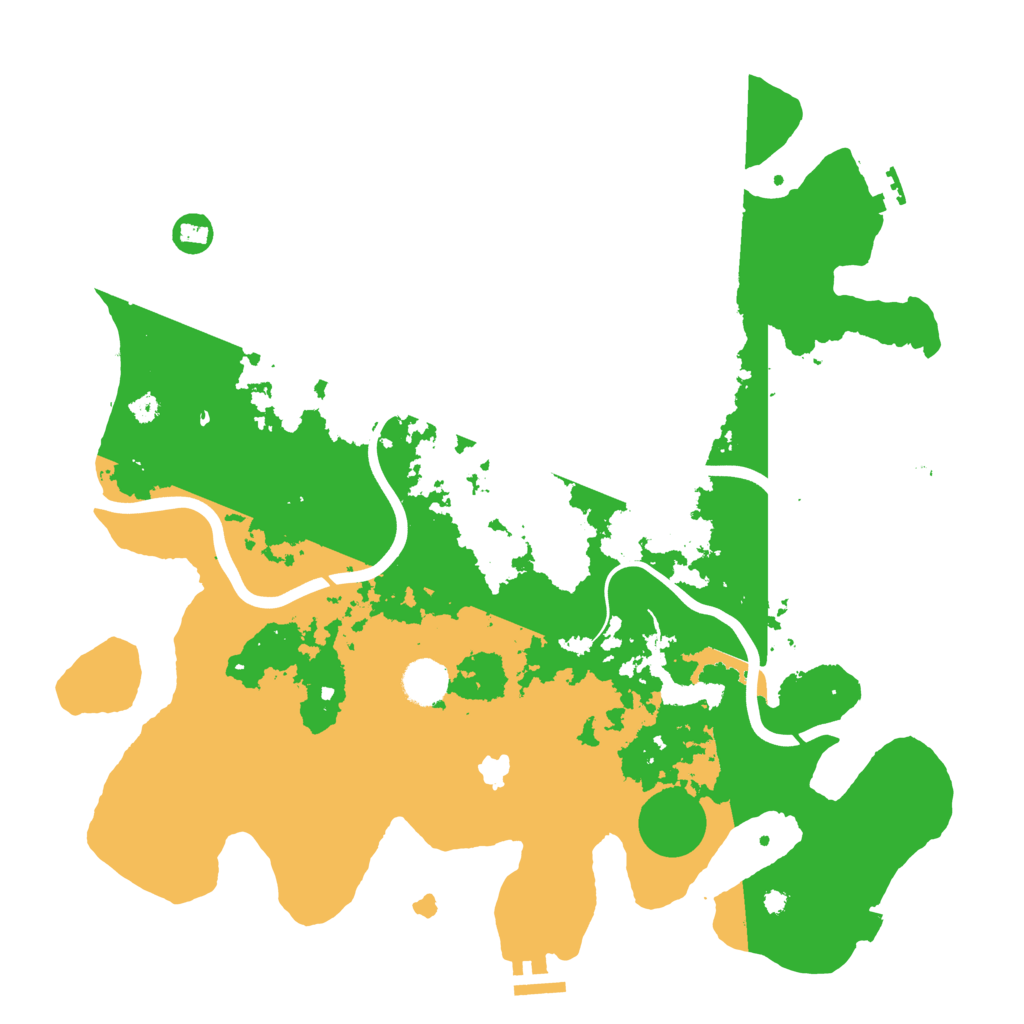 Biome Rust Map: Procedural Map, Size: 4000, Seed: 256978834