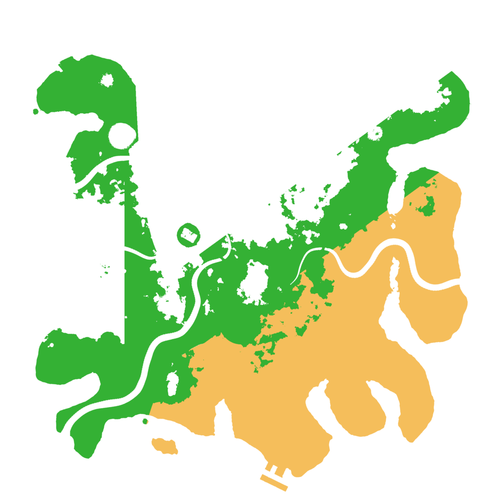 Biome Rust Map: Procedural Map, Size: 3500, Seed: 1900350772