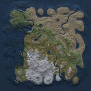Thumbnail Rust Map: Procedural Map, Size: 4250, Seed: 98765, 15 Monuments