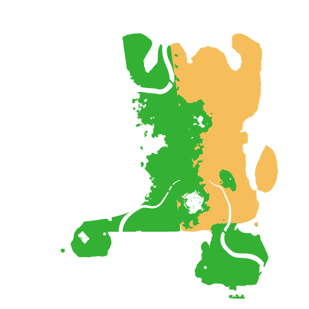 Biome Rust Map: Procedural Map, Size: 3000, Seed: 1650397737