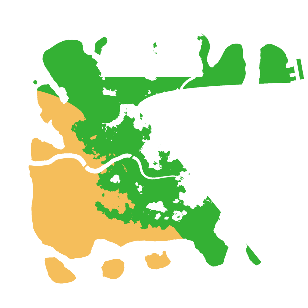 Biome Rust Map: Procedural Map, Size: 3000, Seed: 28686