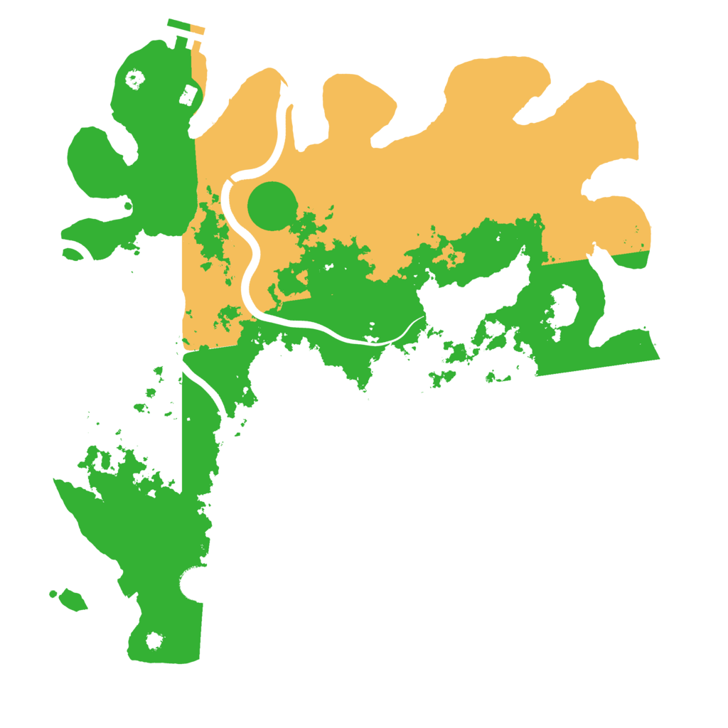 Biome Rust Map: Procedural Map, Size: 3899, Seed: 50000