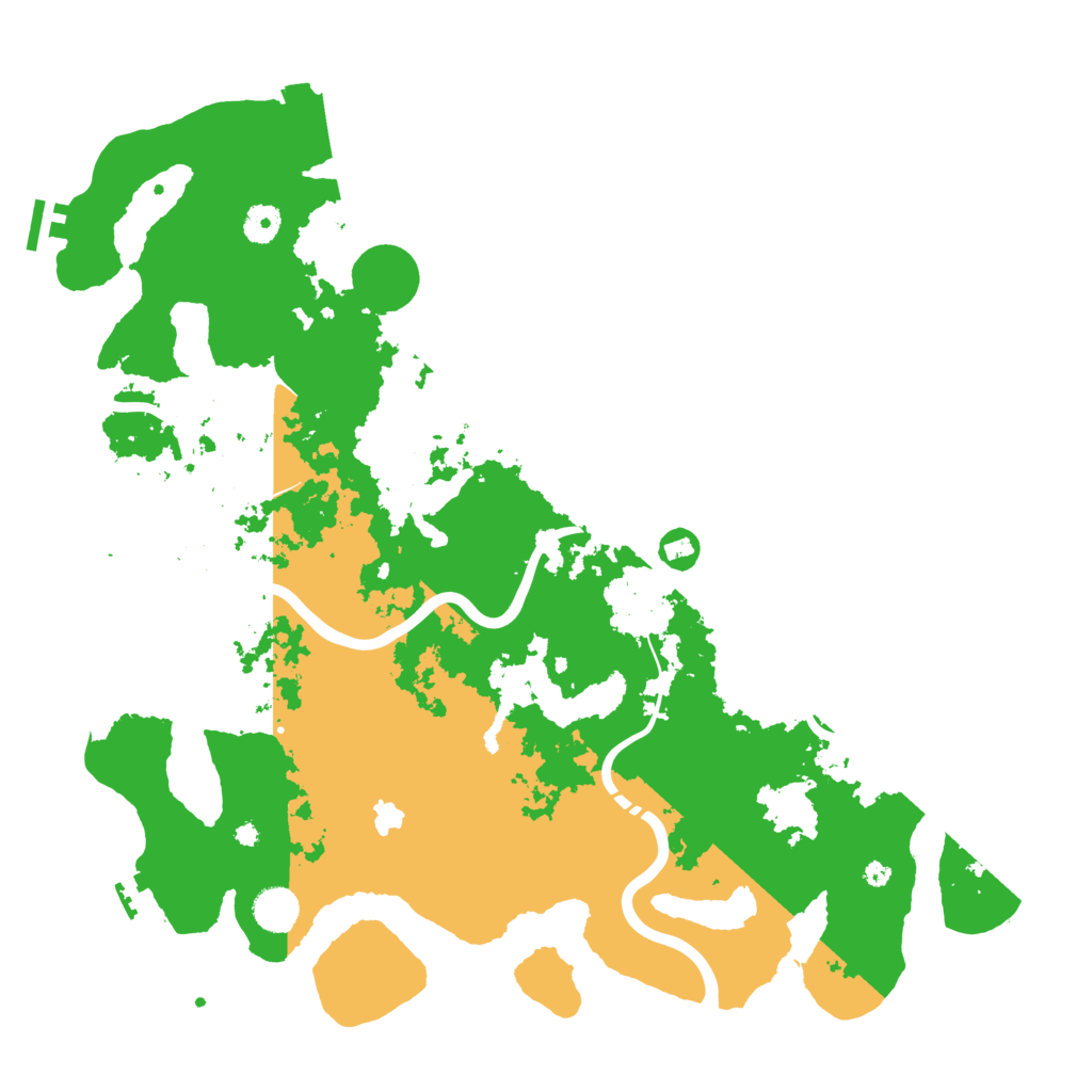 Biome Rust Map: Procedural Map, Size: 4300, Seed: 603136196