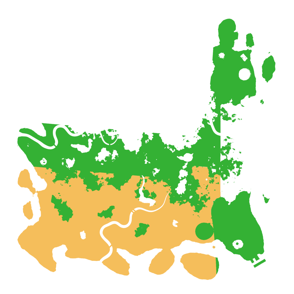 Biome Rust Map: Procedural Map, Size: 4500, Seed: 483396084