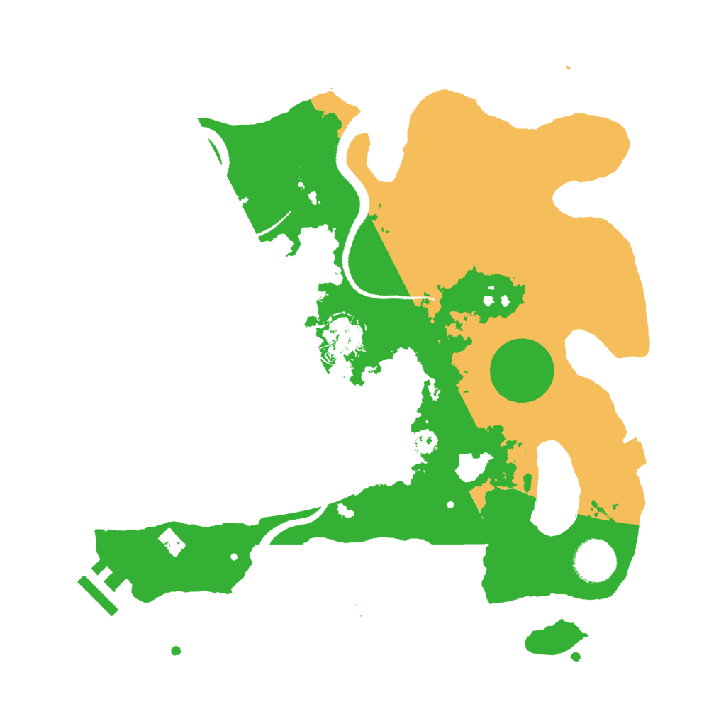 Biome Rust Map: Procedural Map, Size: 3000, Seed: 54545