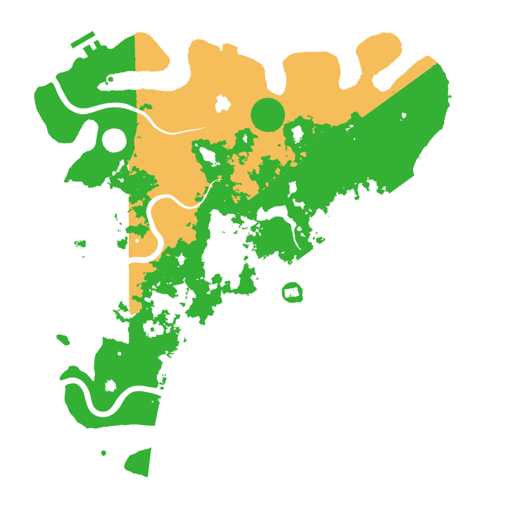 Biome Rust Map: Procedural Map, Size: 4000, Seed: 198168684