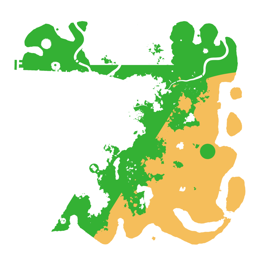 Biome Rust Map: Procedural Map, Size: 4500, Seed: 542569846