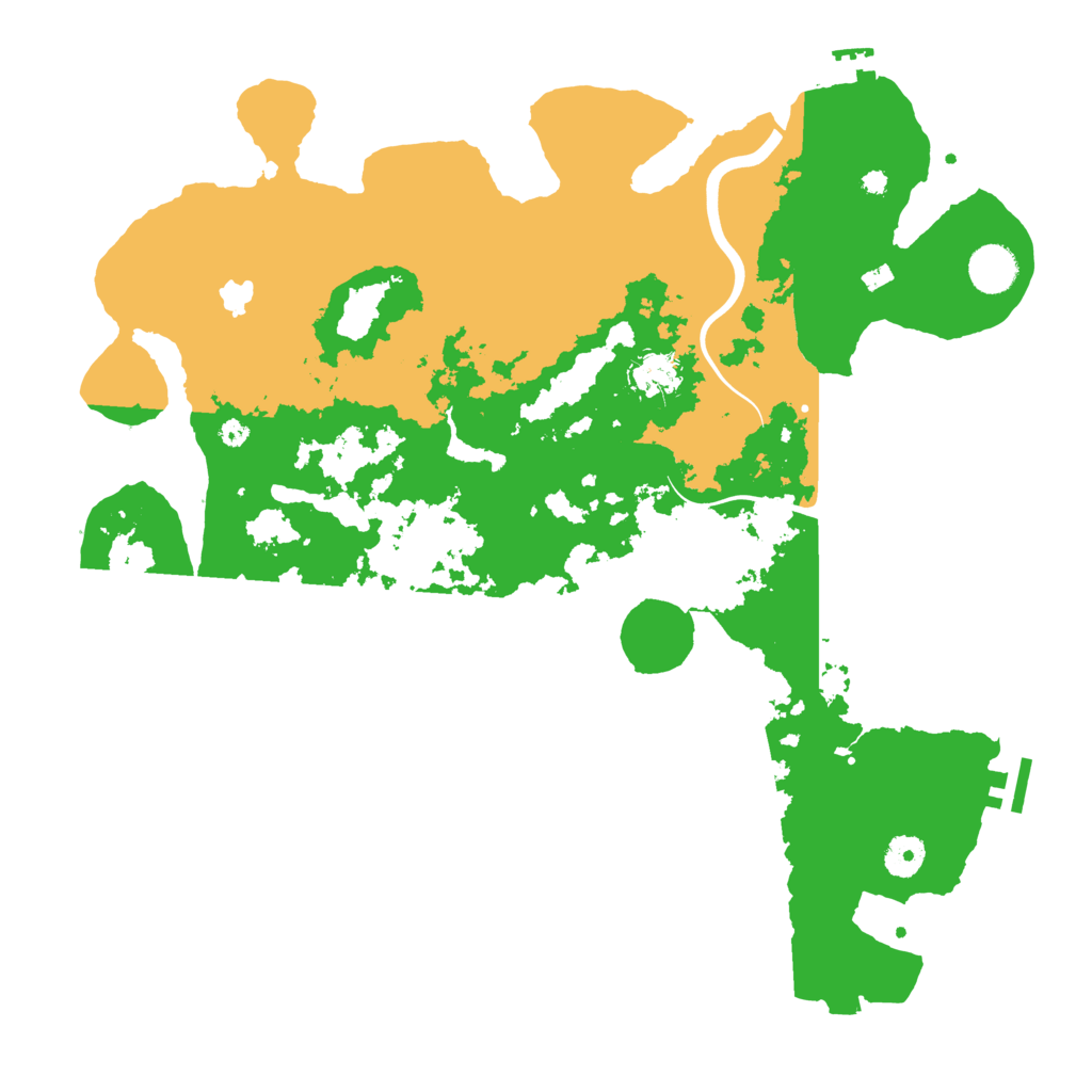 Biome Rust Map: Procedural Map, Size: 4000, Seed: 1994077983