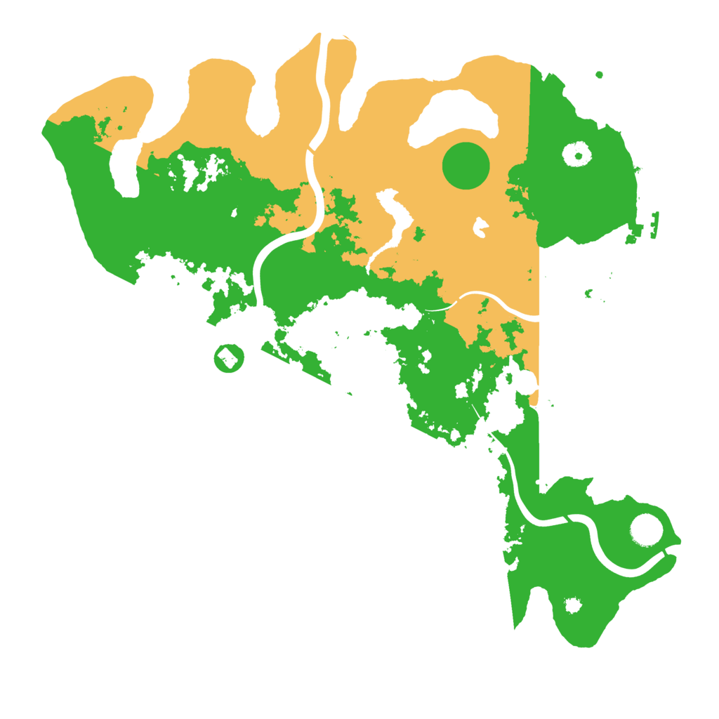 Biome Rust Map: Procedural Map, Size: 4000, Seed: 710274505