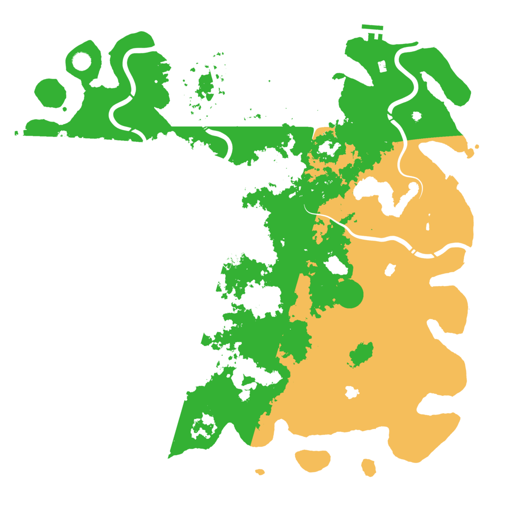 Biome Rust Map: Procedural Map, Size: 4800, Seed: 365293410
