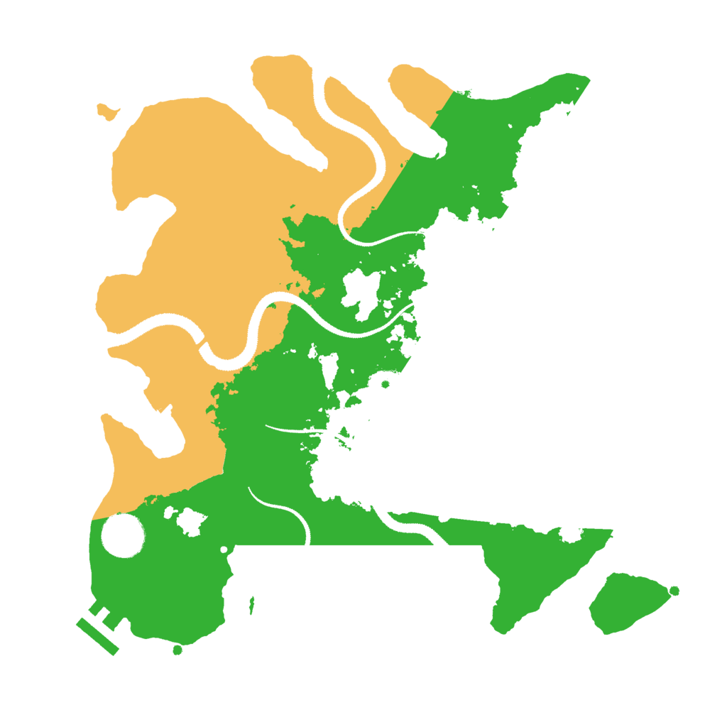 Biome Rust Map: Procedural Map, Size: 3000, Seed: 97532479