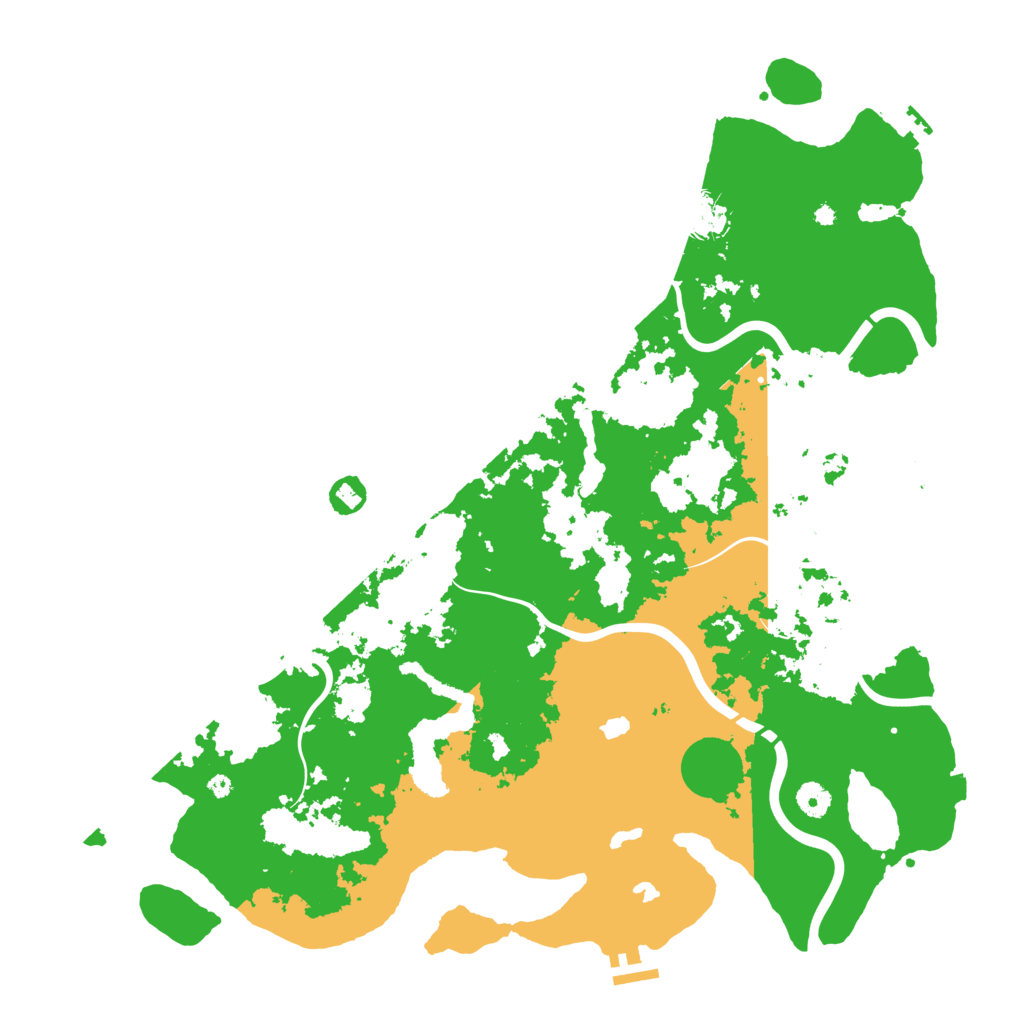 Biome Rust Map: Procedural Map, Size: 4500, Seed: 22309