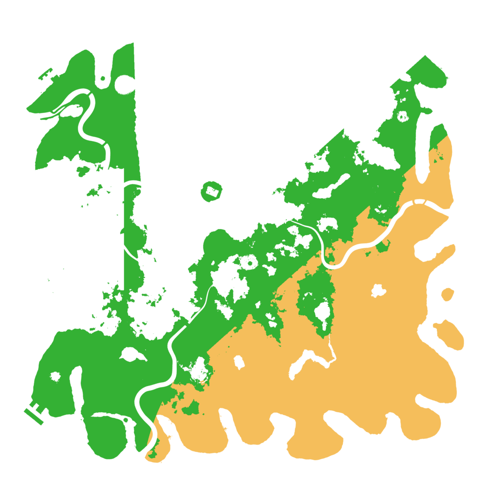 Biome Rust Map: Procedural Map, Size: 4500, Seed: 878799