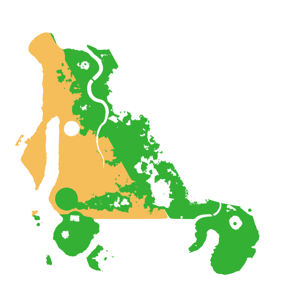 Biome Rust Map: Procedural Map, Size: 3400, Seed: 6894