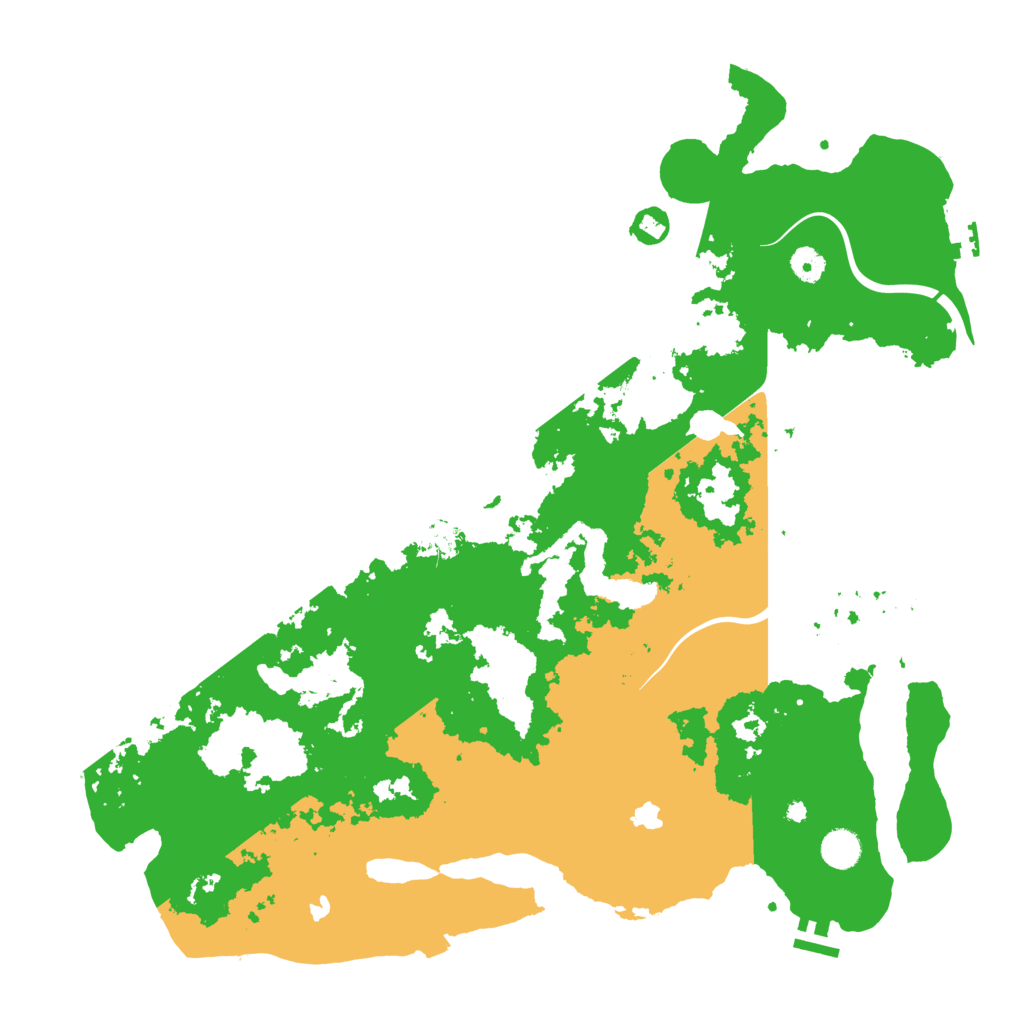Biome Rust Map: Procedural Map, Size: 4500, Seed: 87879