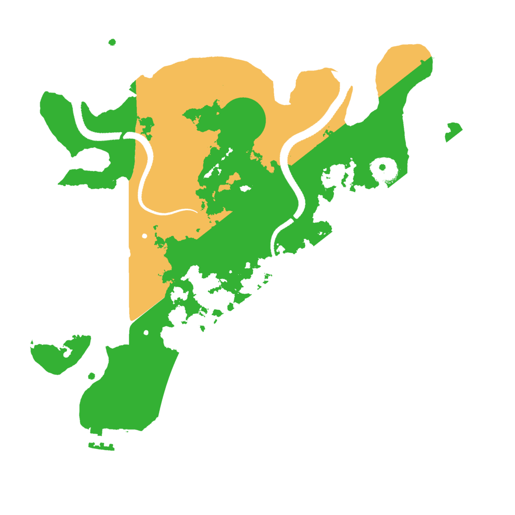Biome Rust Map: Procedural Map, Size: 3000, Seed: 1181686419