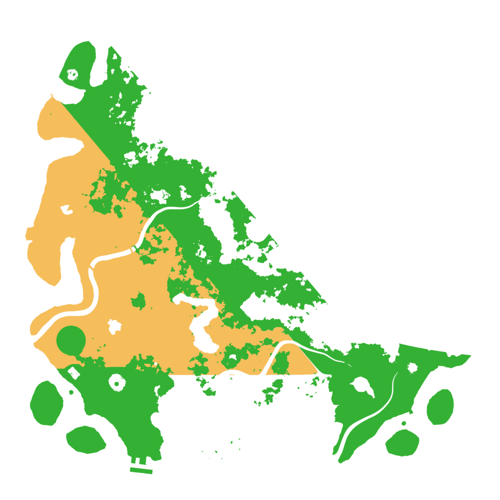 Biome Rust Map: Procedural Map, Size: 4500, Seed: 9919