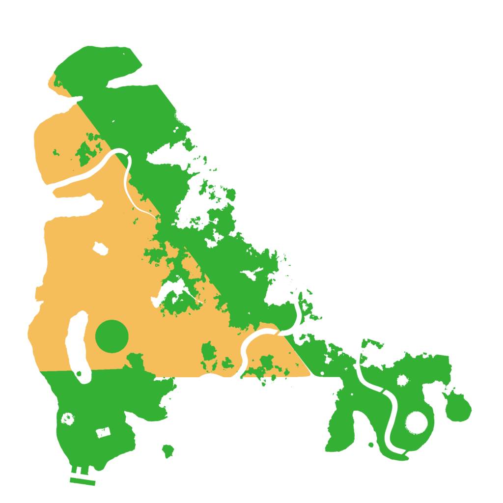 Biome Rust Map: Procedural Map, Size: 4000, Seed: 854432