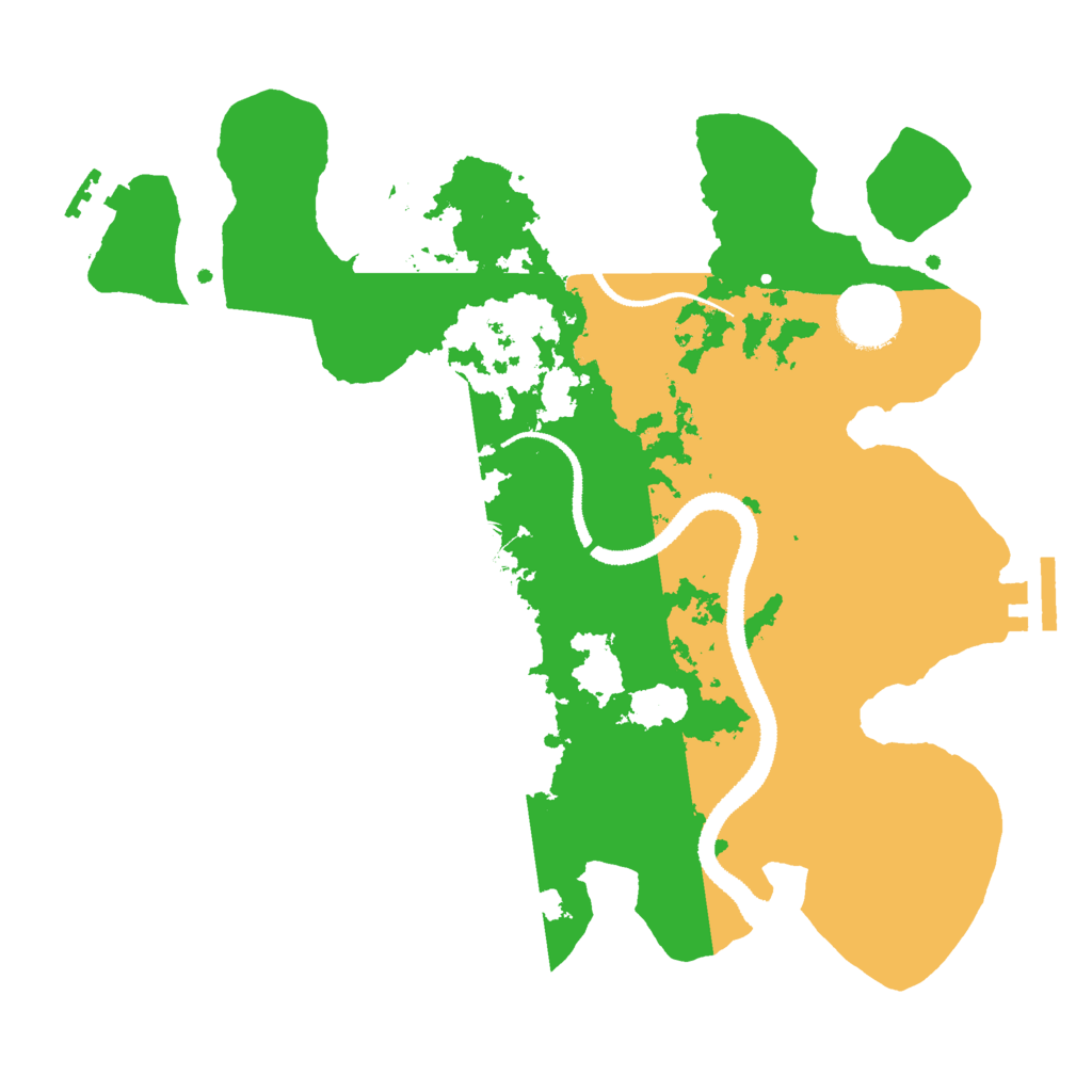Biome Rust Map: Procedural Map, Size: 3000, Seed: 24266
