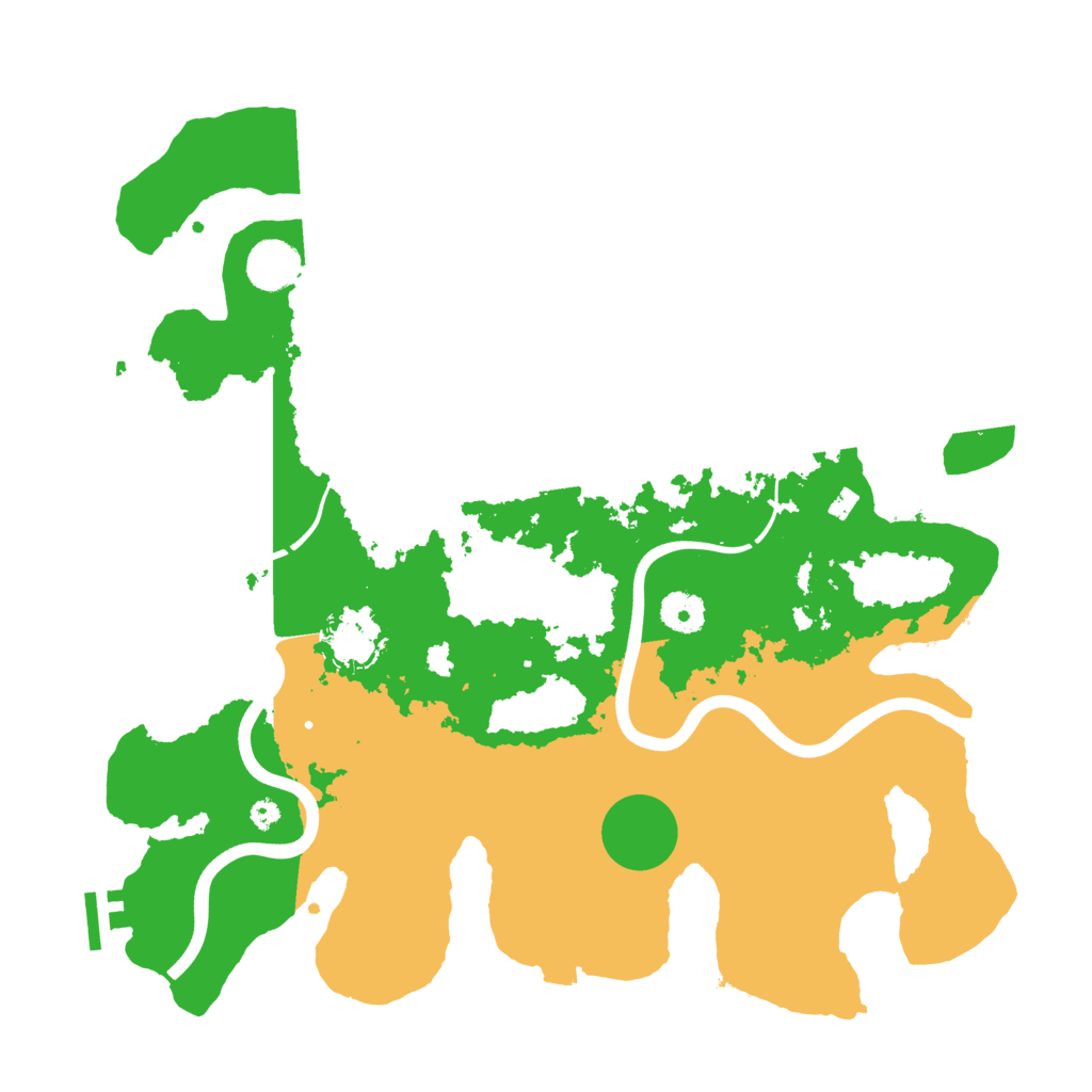 Biome Rust Map: Procedural Map, Size: 3800, Seed: 751792381
