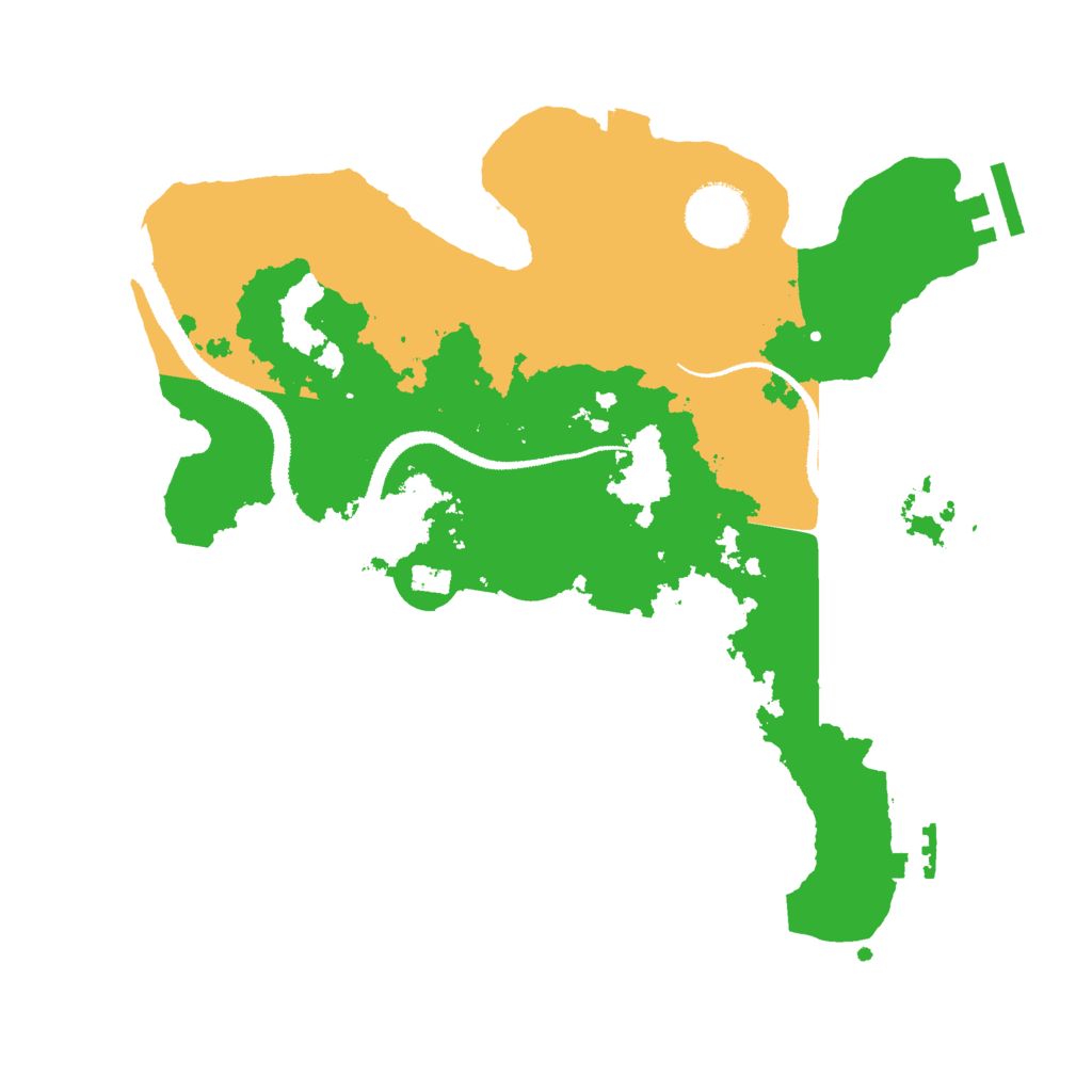 Biome Rust Map: Procedural Map, Size: 3000, Seed: 14693