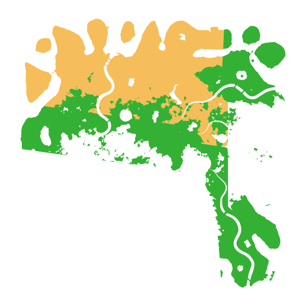 Biome Rust Map: Procedural Map, Size: 4500, Seed: 393671231