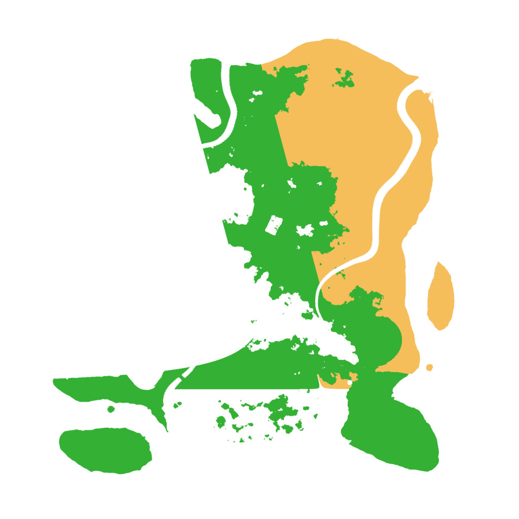 Biome Rust Map: Procedural Map, Size: 3000, Seed: 1815818467