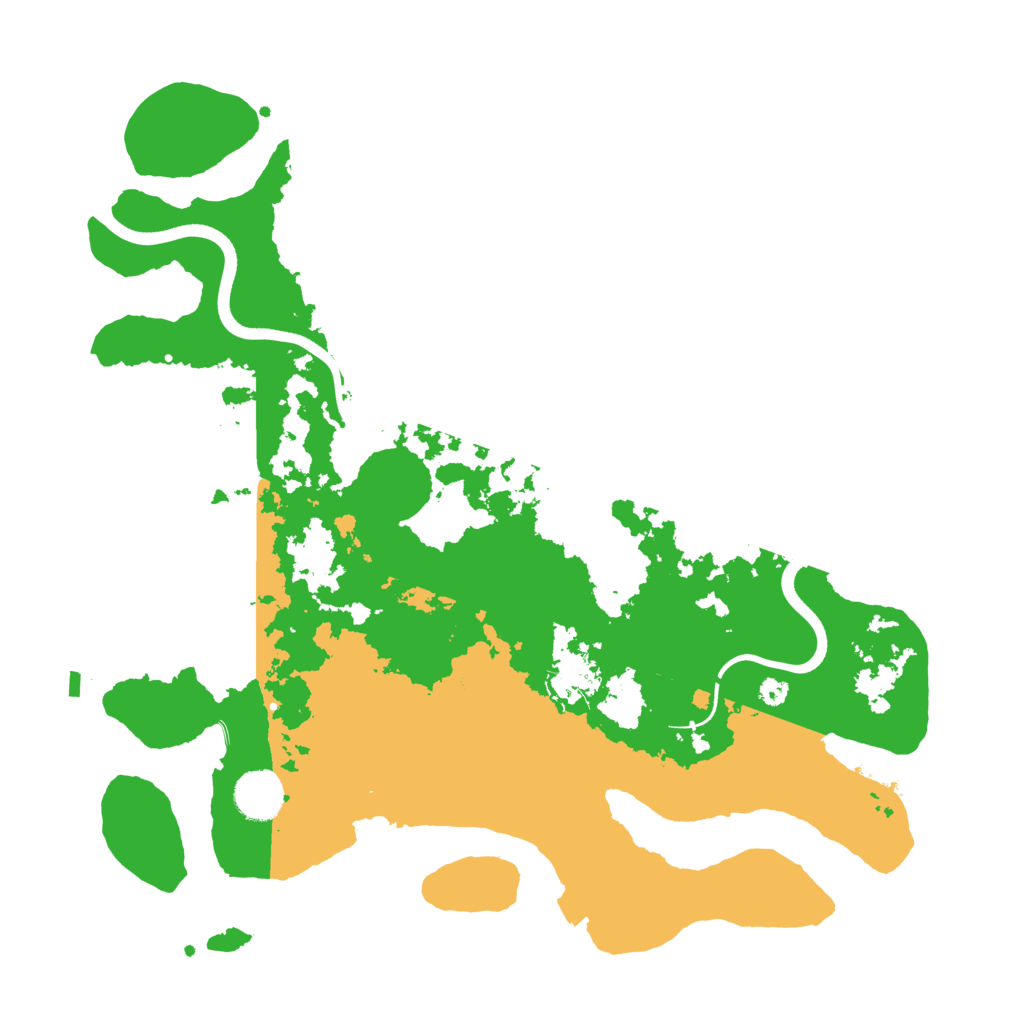 Biome Rust Map: Procedural Map, Size: 3700, Seed: 1038321186