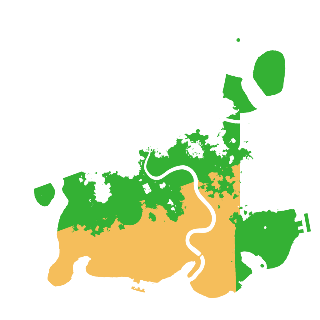 Biome Rust Map: Procedural Map, Size: 3500, Seed: 67177867