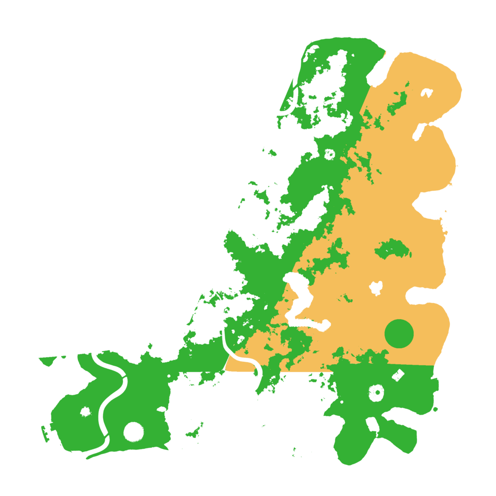 Biome Rust Map: Procedural Map, Size: 4500, Seed: 29148785