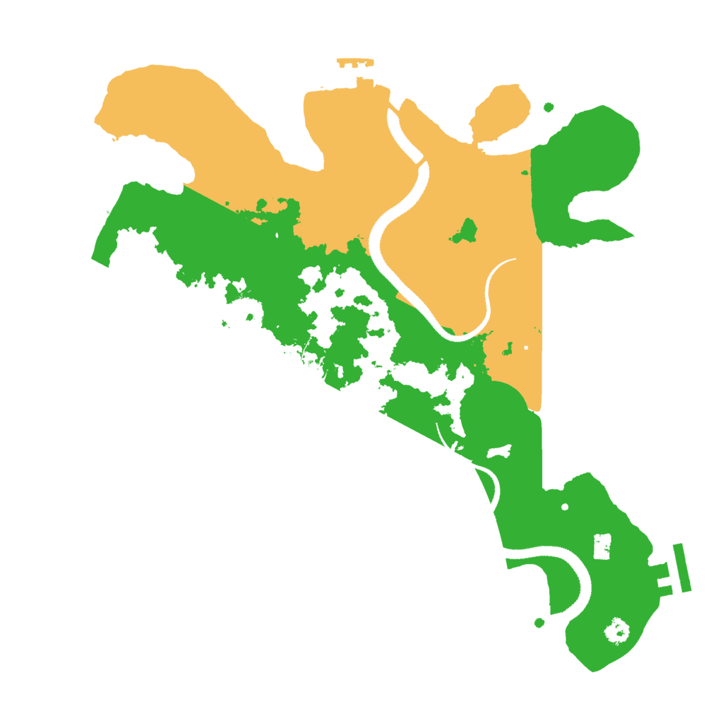 Biome Rust Map: Procedural Map, Size: 3000, Seed: 795890608