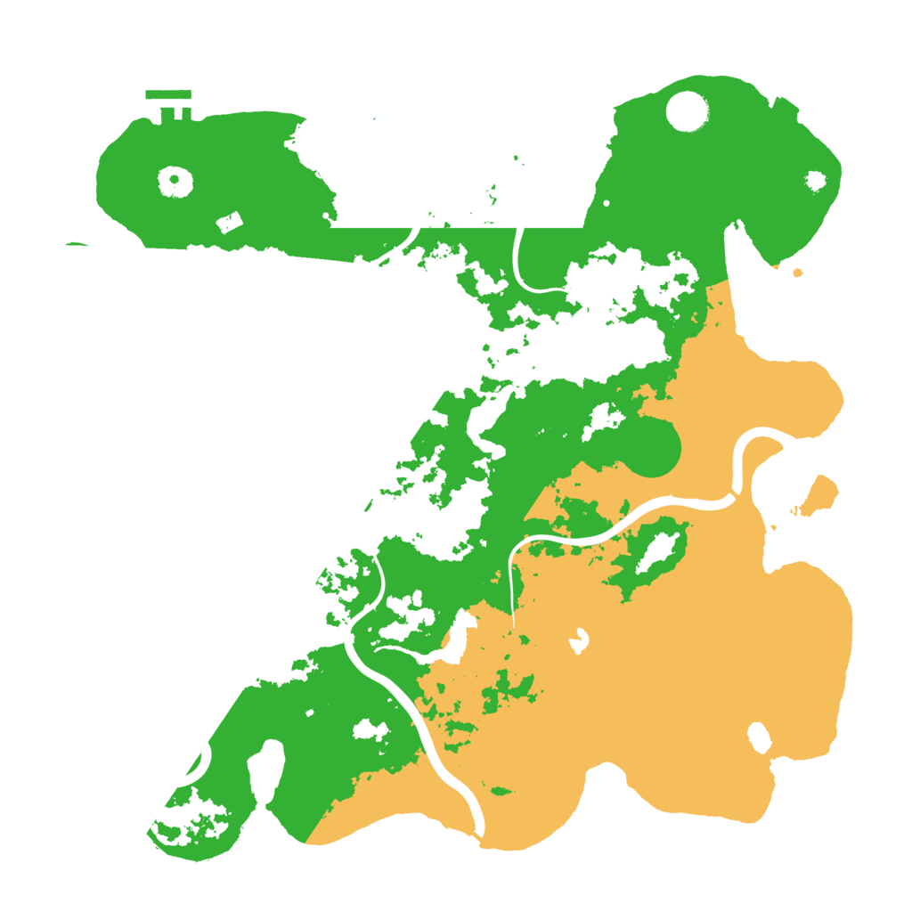 Biome Rust Map: Procedural Map, Size: 4050, Seed: 915711351