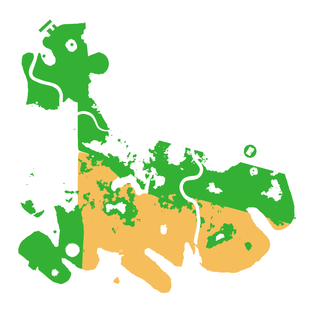 Biome Rust Map: Procedural Map, Size: 4000, Seed: 287695495