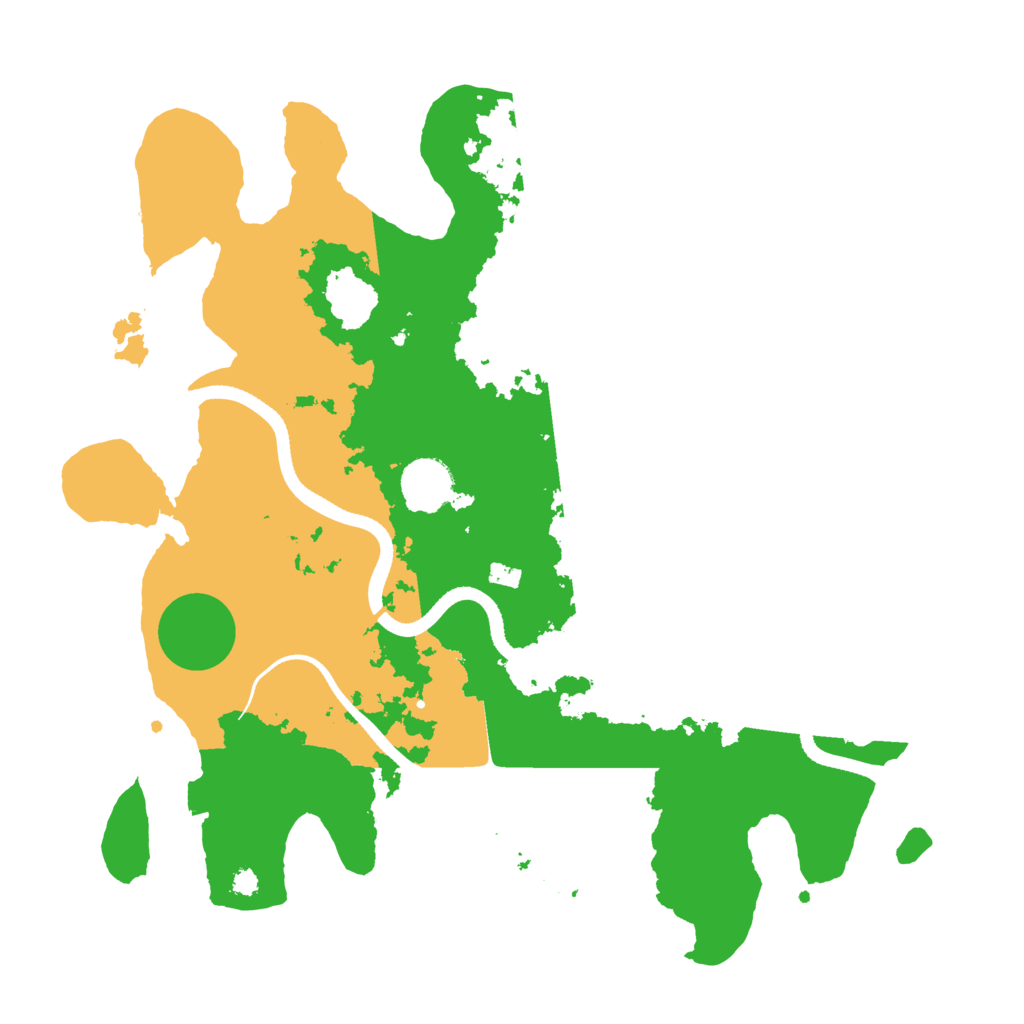 Biome Rust Map: Procedural Map, Size: 3500, Seed: 699323230