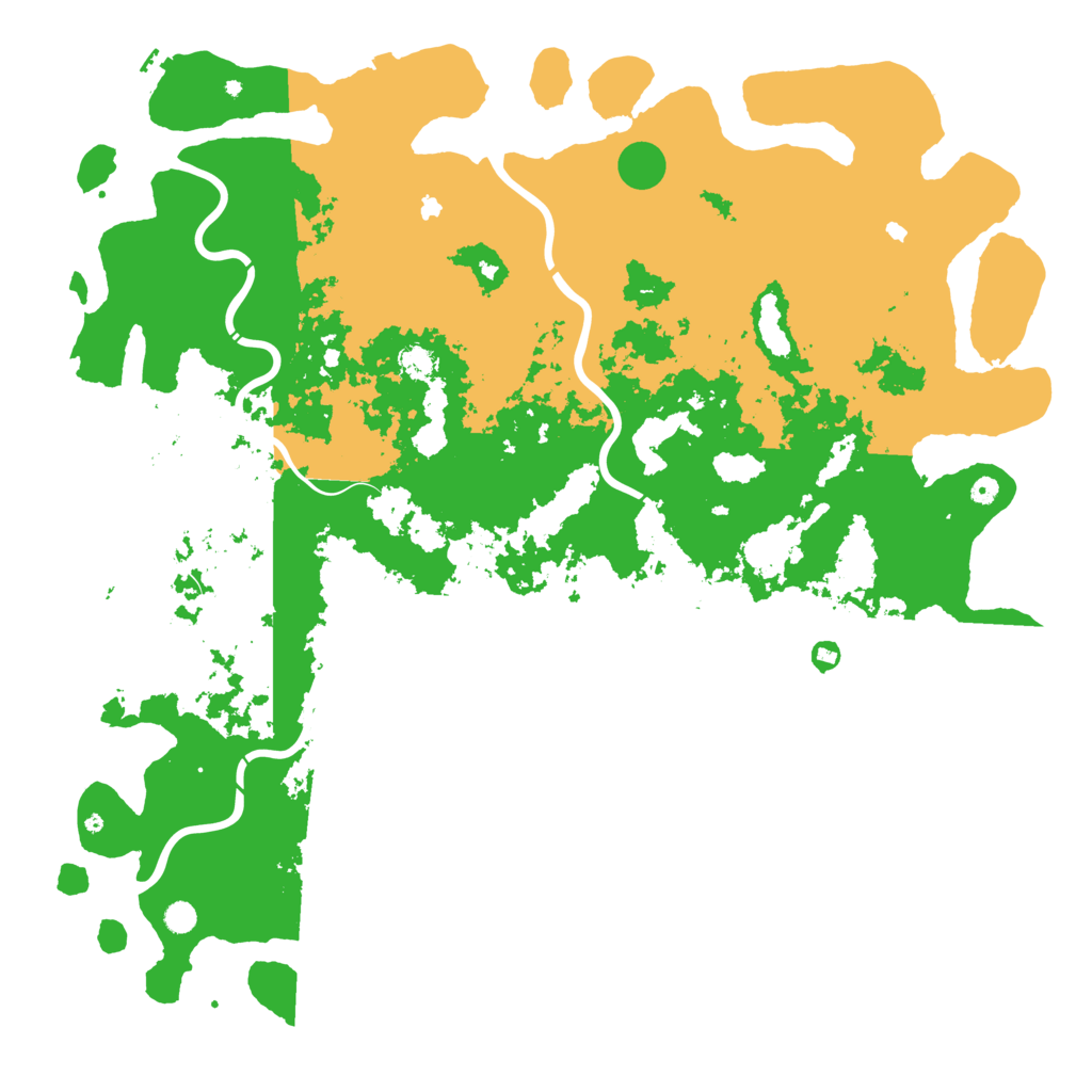 Biome Rust Map: Procedural Map, Size: 6000, Seed: 5417663