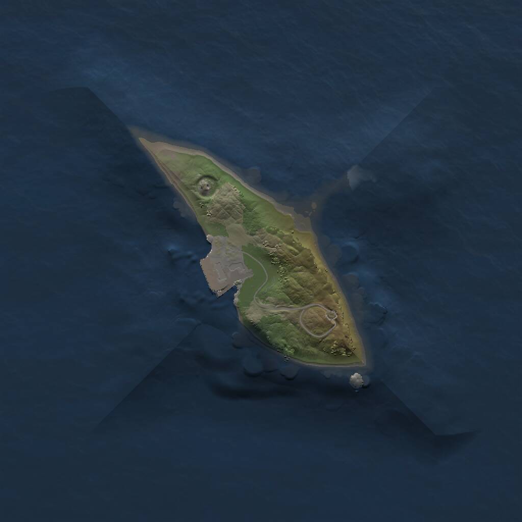 Rust Map: Procedural Map, Size: 1500, Seed: 1183262147, 1 Monuments
