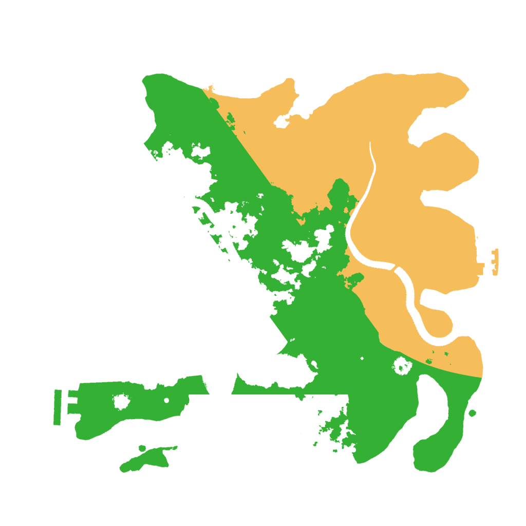 Biome Rust Map: Procedural Map, Size: 3000, Seed: 1991279872