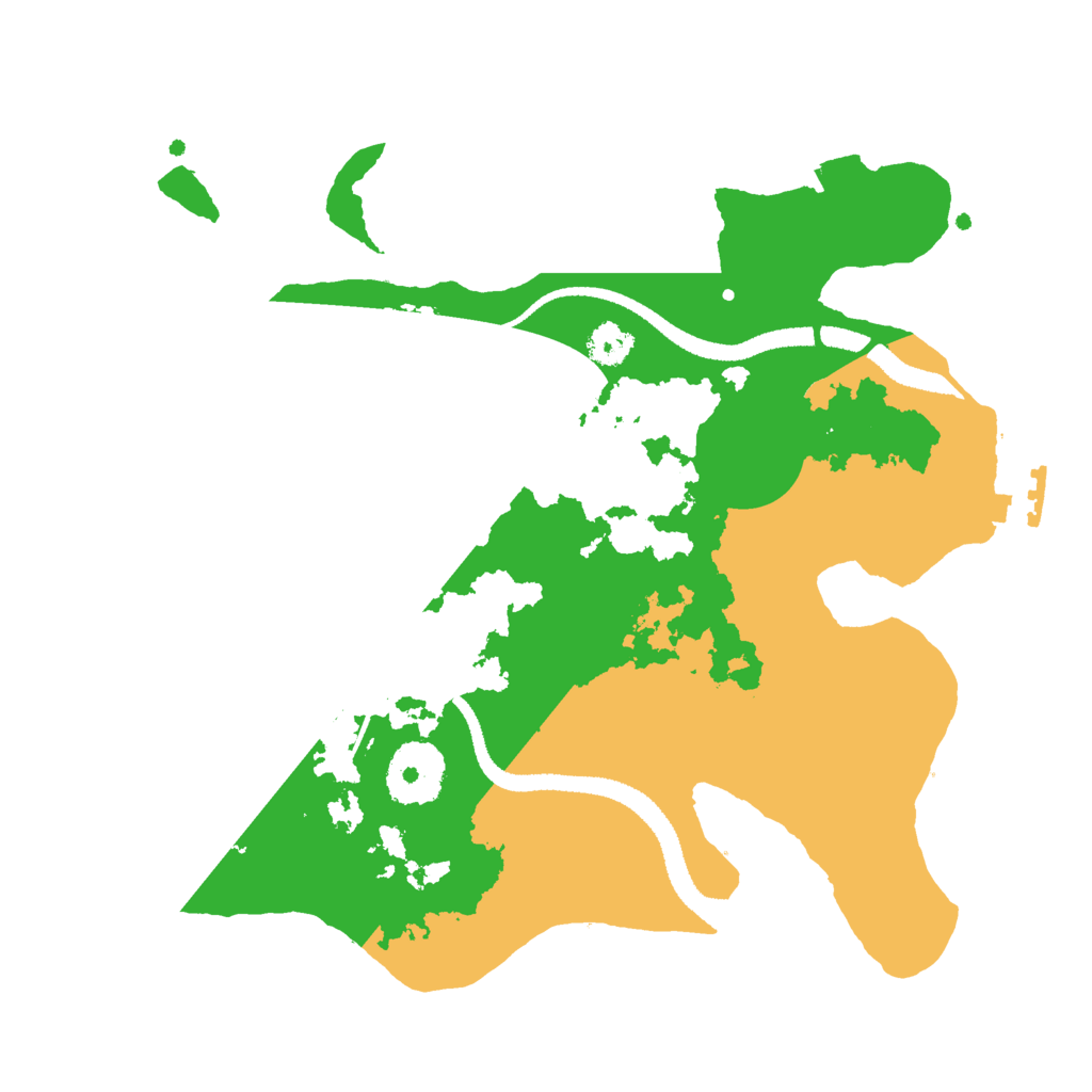 Biome Rust Map: Procedural Map, Size: 2700, Seed: 1112355566
