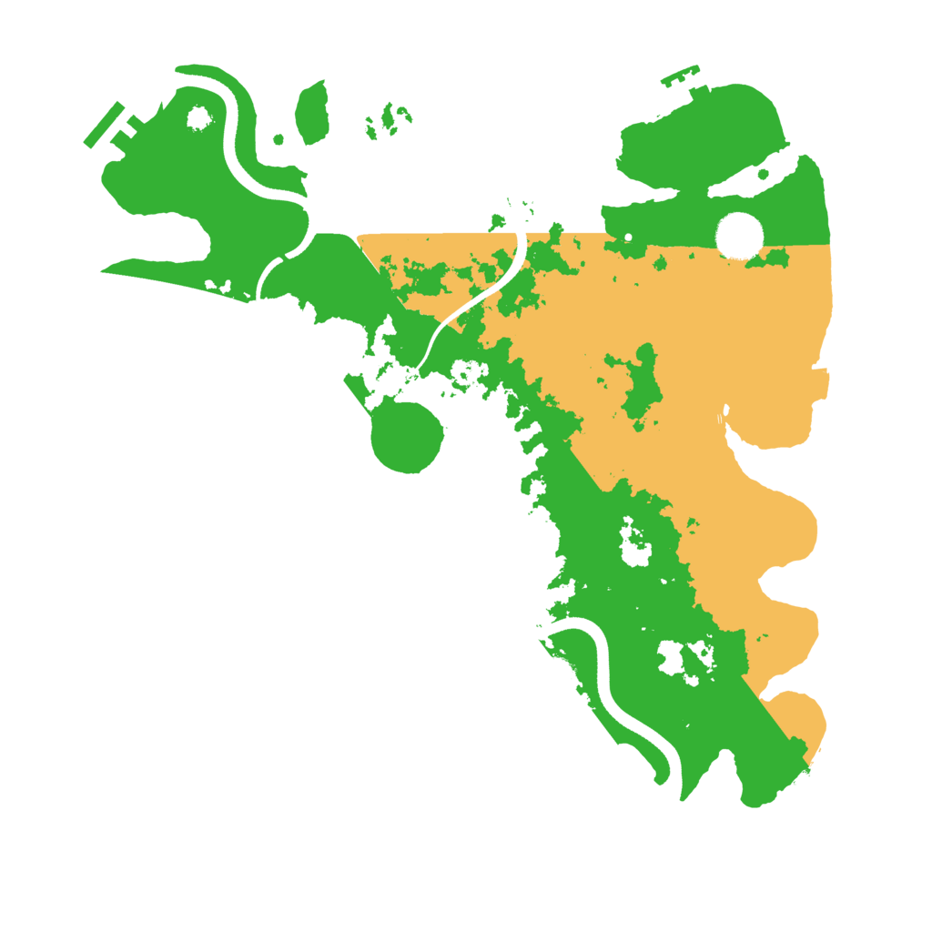 Biome Rust Map: Procedural Map, Size: 3500, Seed: 683428821