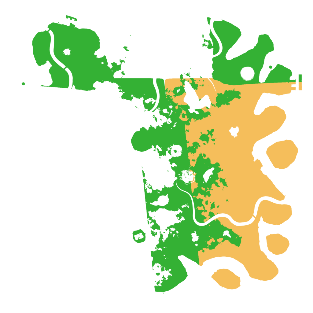 Biome Rust Map: Procedural Map, Size: 4000, Seed: 54353544