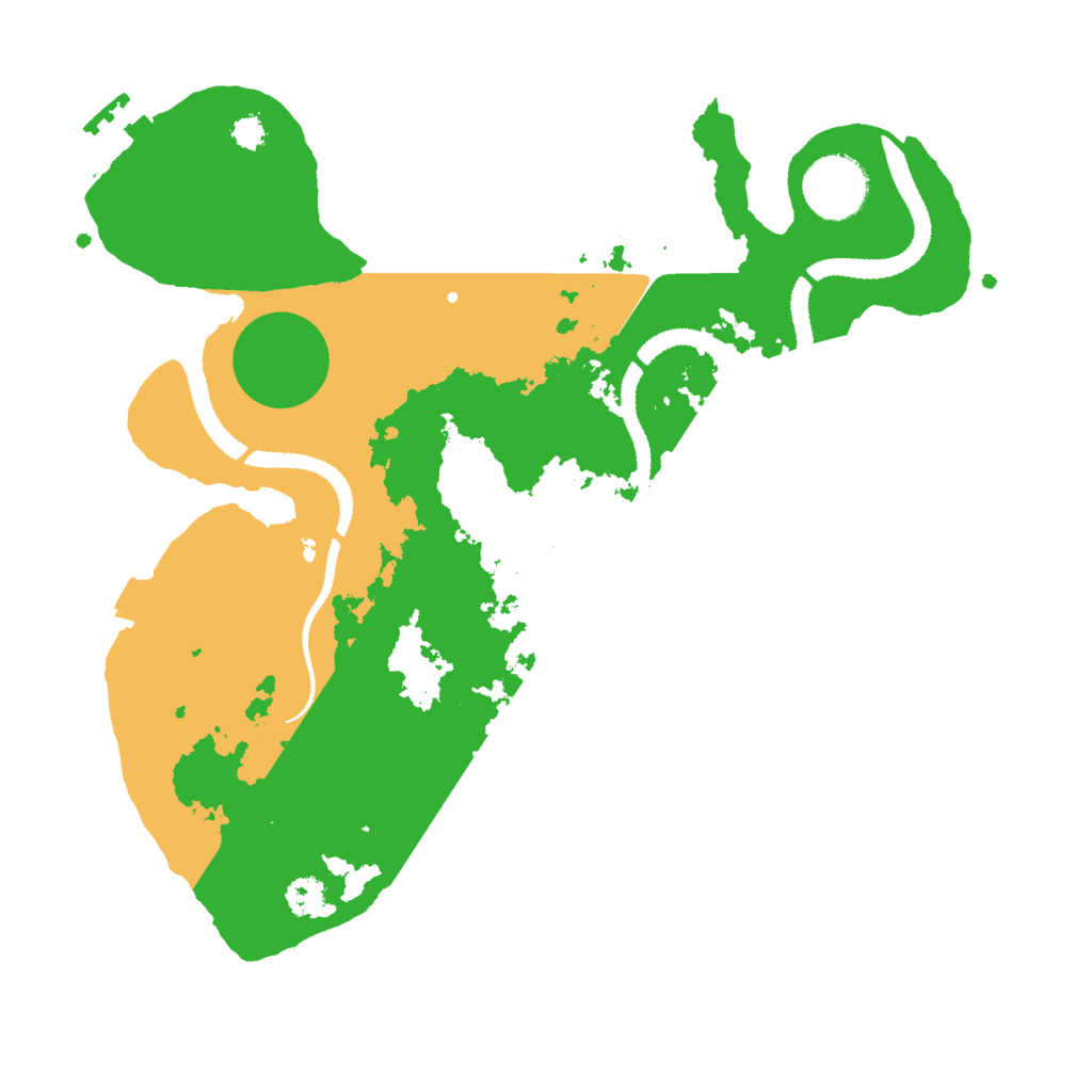 Biome Rust Map: Procedural Map, Size: 3000, Seed: 125926935