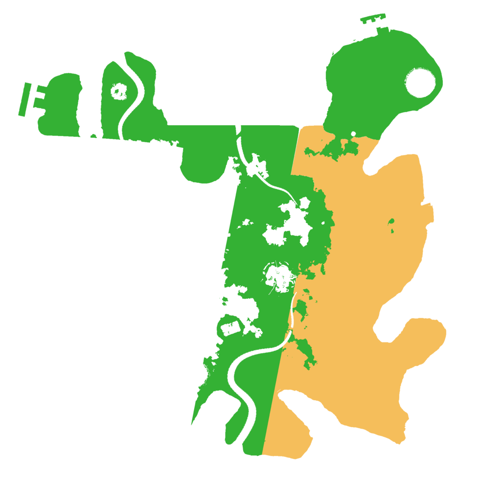 Biome Rust Map: Procedural Map, Size: 3000, Seed: 1130842211
