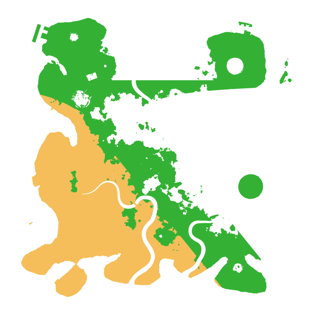 Biome Rust Map: Procedural Map, Size: 3500, Seed: 1622482602