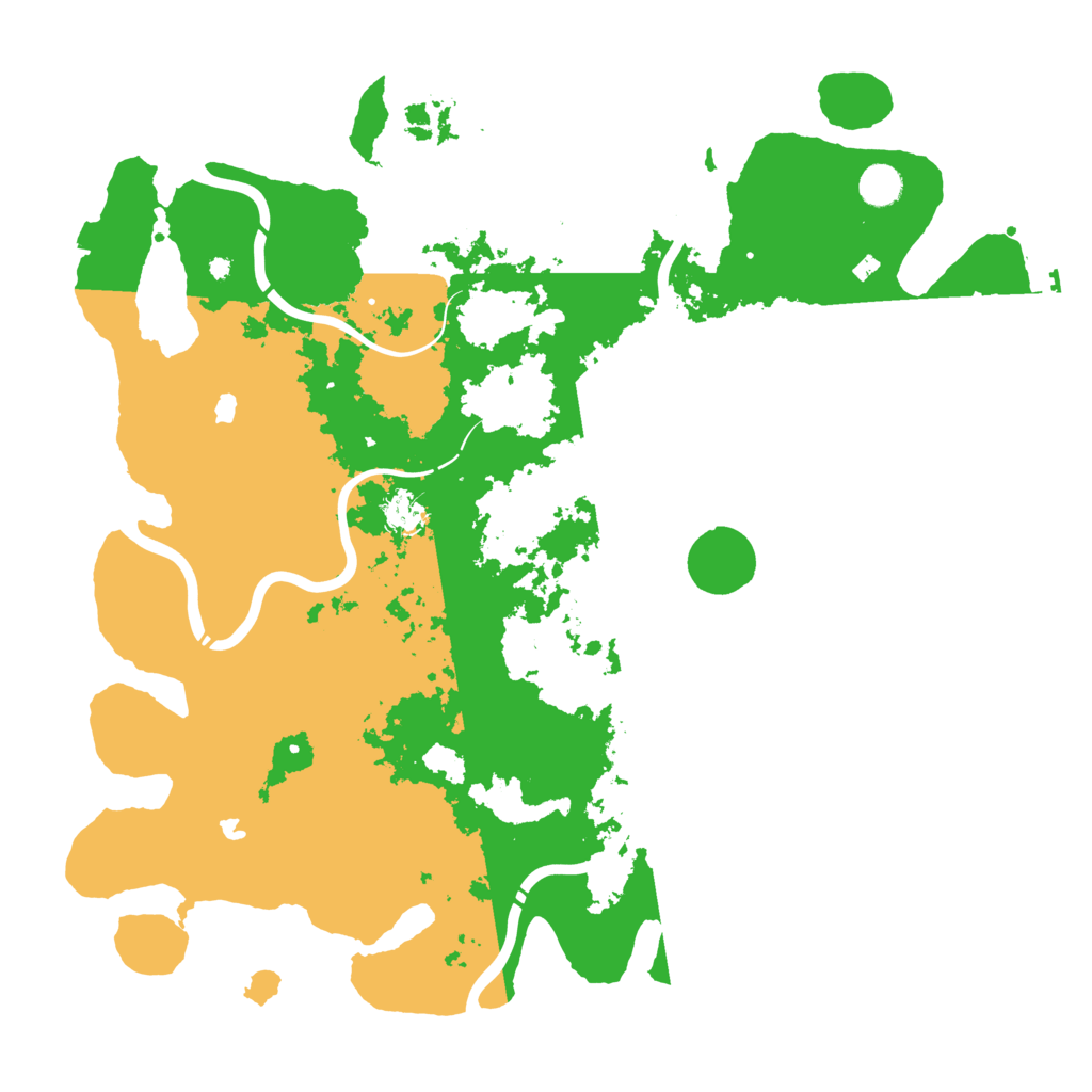 Biome Rust Map: Procedural Map, Size: 4500, Seed: 95193041