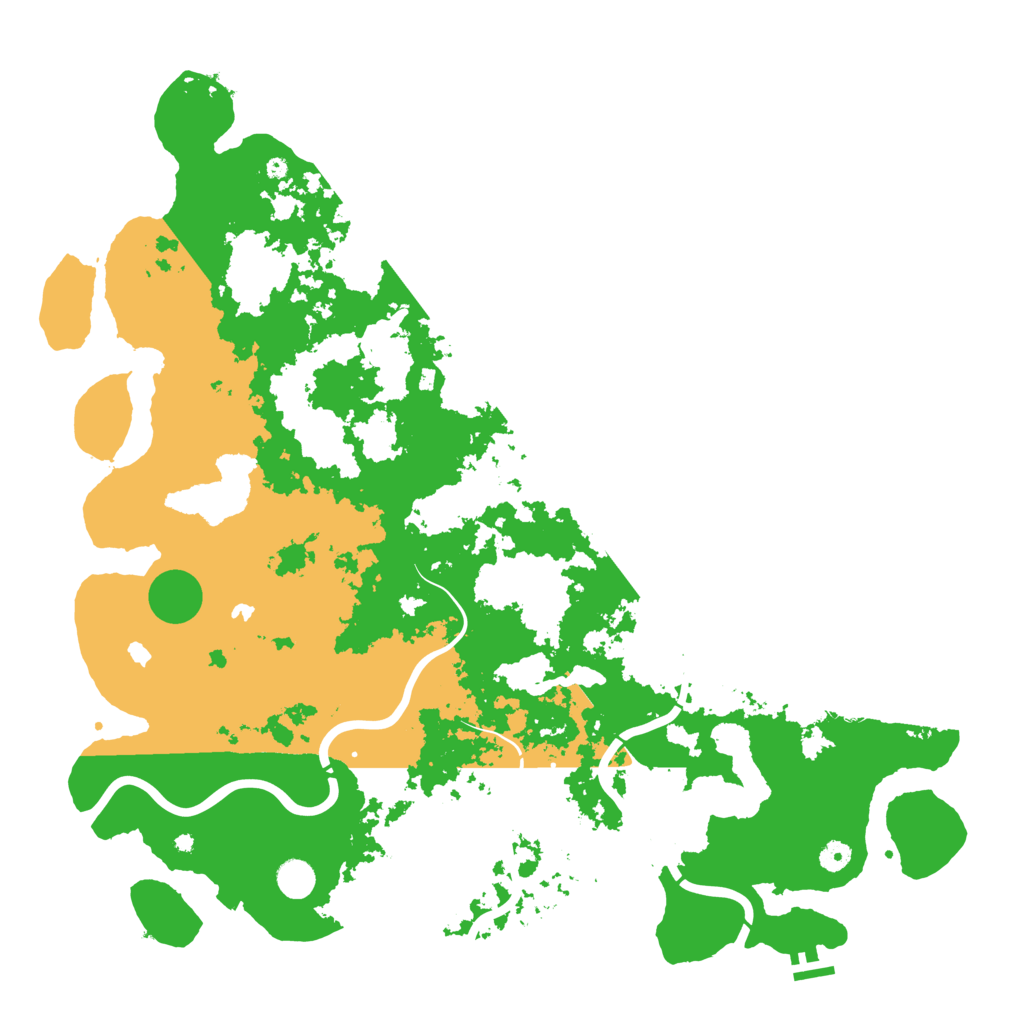 Biome Rust Map: Procedural Map, Size: 5000, Seed: 9741672