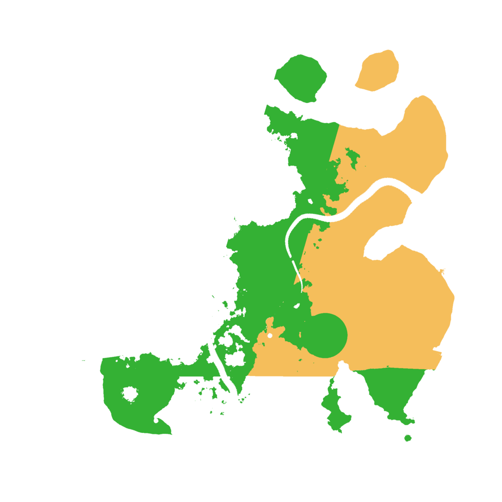 Biome Rust Map: Procedural Map, Size: 3000, Seed: 1810552336
