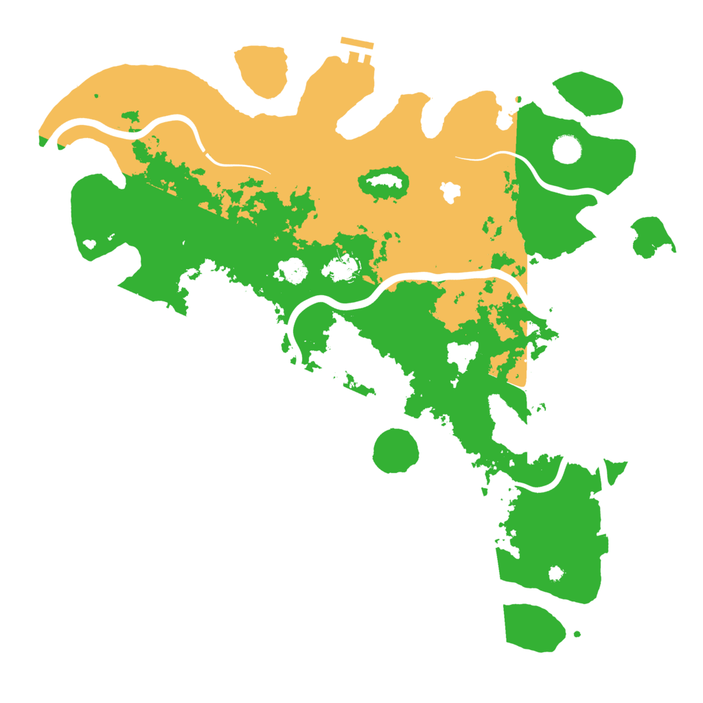 Biome Rust Map: Procedural Map, Size: 4300, Seed: 337339854