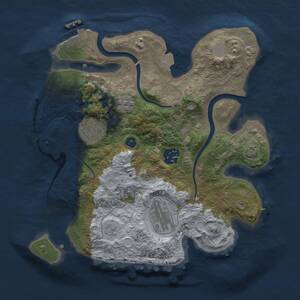 Thumbnail Rust Map: Procedural Map, Size: 2800, Seed: 905188675, 9 Monuments